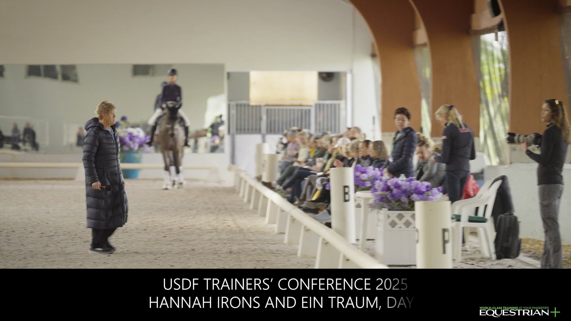 2025 USDF FEI-Level Trainers Conference | Hannah Irons and Ein Traum Day 2