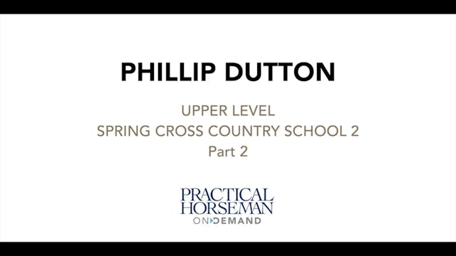 Phillip Dutton – Upper Level Spring C...