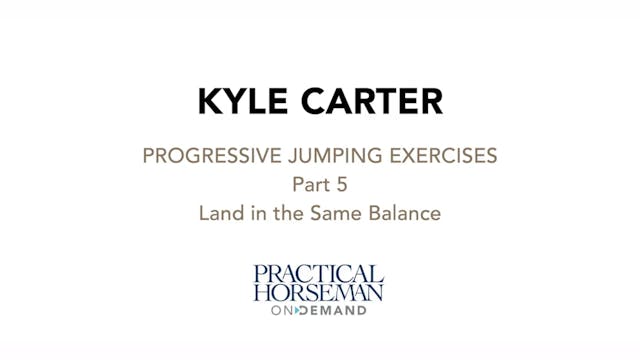 Kyle Carter – Progressive Jumping Exe...