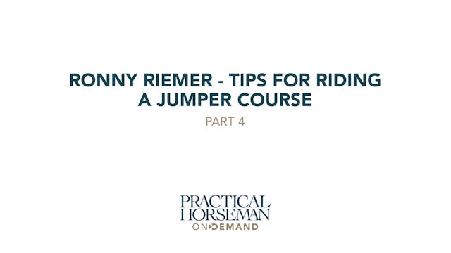 Tips for Riding a Jumper Course – Part 4