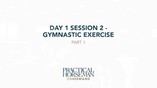 Day 1 Session 2 - Gymnastic Exercise ...