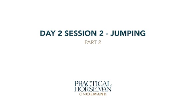 Day 2 Session 2 - Jumping | Anne Kurs...