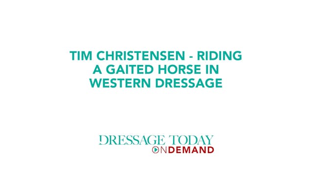 Riding a Gaited Horse in the Western ...