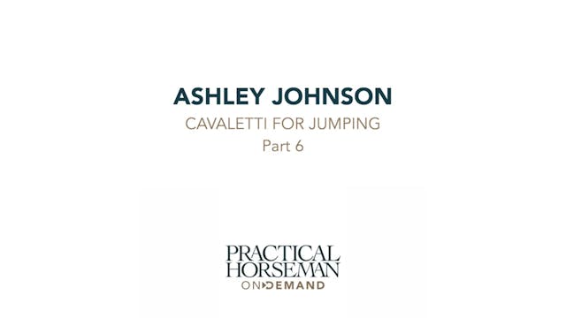 Cavalletti for Jumping | Ashley Johns...