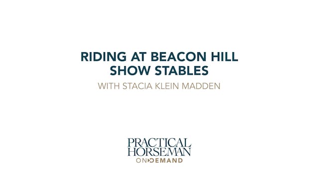 Riding at Beacon Hill Show Stables | ...