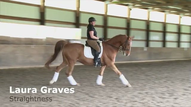 Straightness: Canter Half Pass, Trot ...