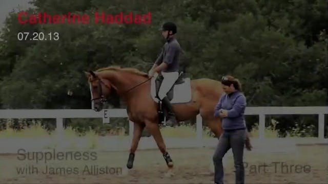 Catherine Haddad works on suppleness ...