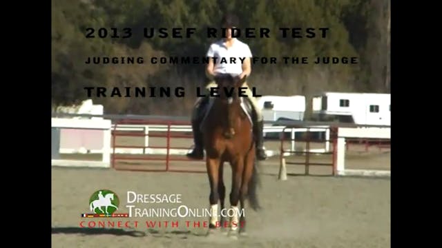 Training Level Rider Test 3 | Janet Foy