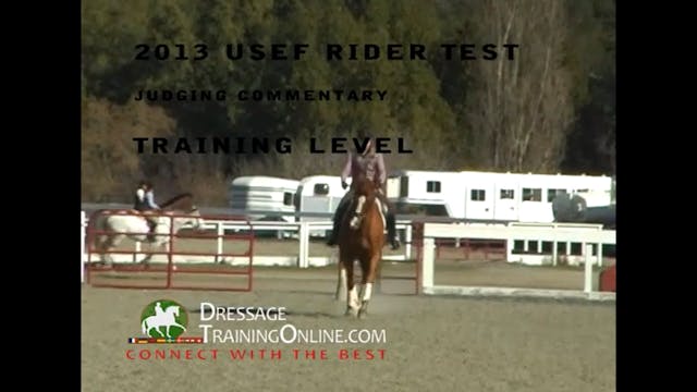 Training Level Rider Test 2 | Janet Foy