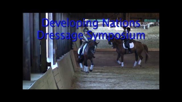 Multiple GP horses perform same movem...