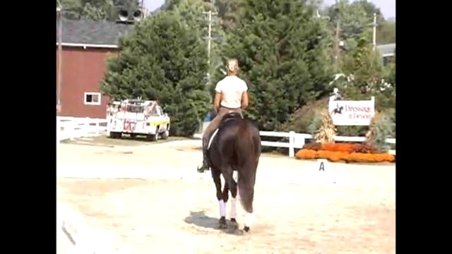 How to improve the canter half pass, ...