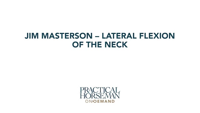 Lateral Flexion of the Neck | Jim Mas...