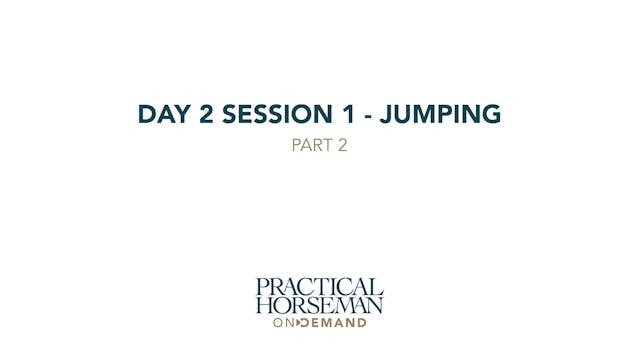 Day 2 Session 1 - Jumping - Part 2