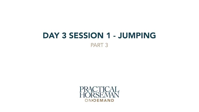 Day 3 Session 1 - Jumping - Part 3