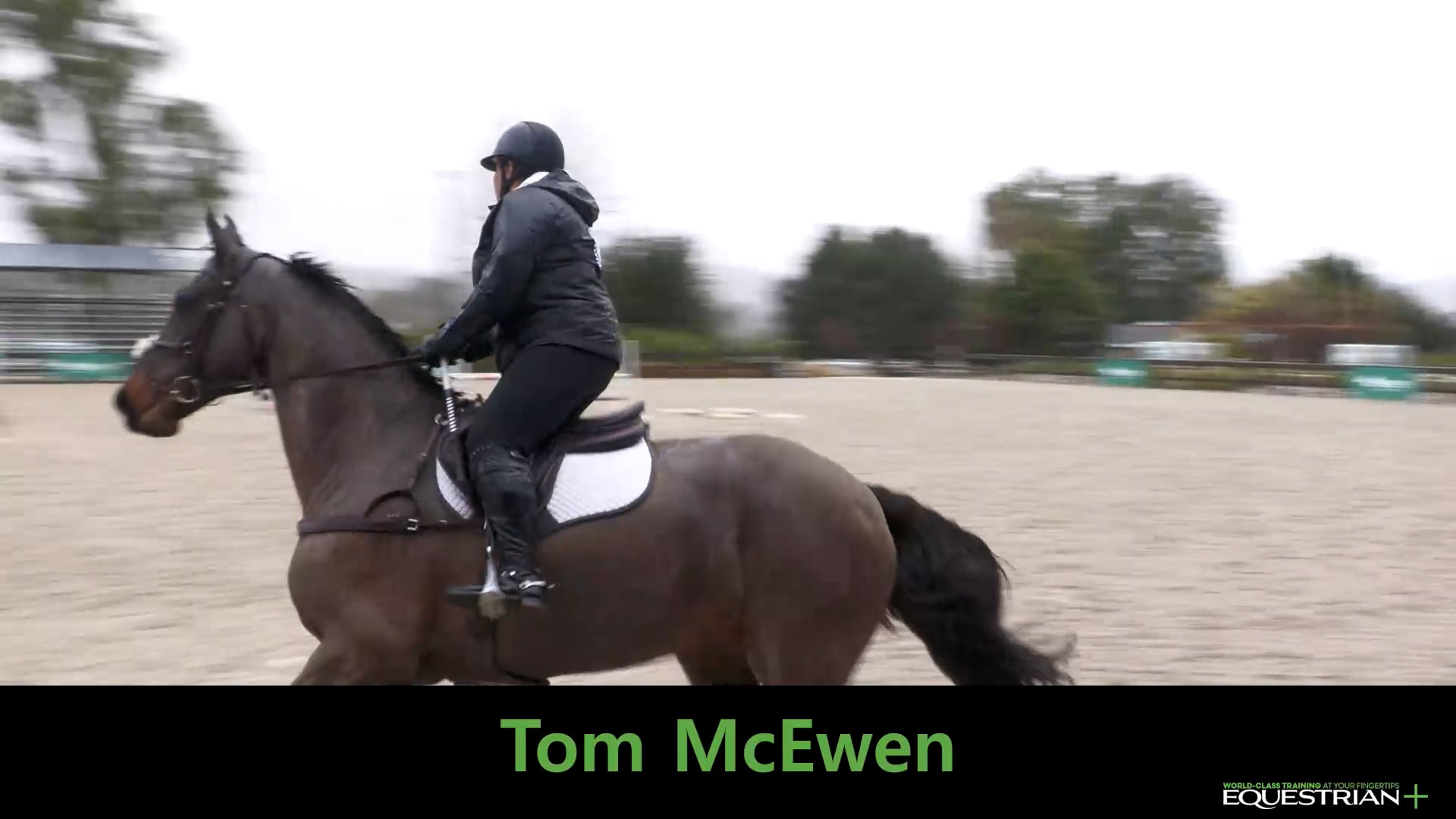 Straightness Over Simulated Cross-Country Jumps | Beginner Novice | Tom McEwen