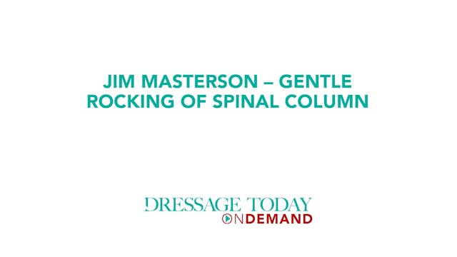 Gentle Rocking of Spinal Column