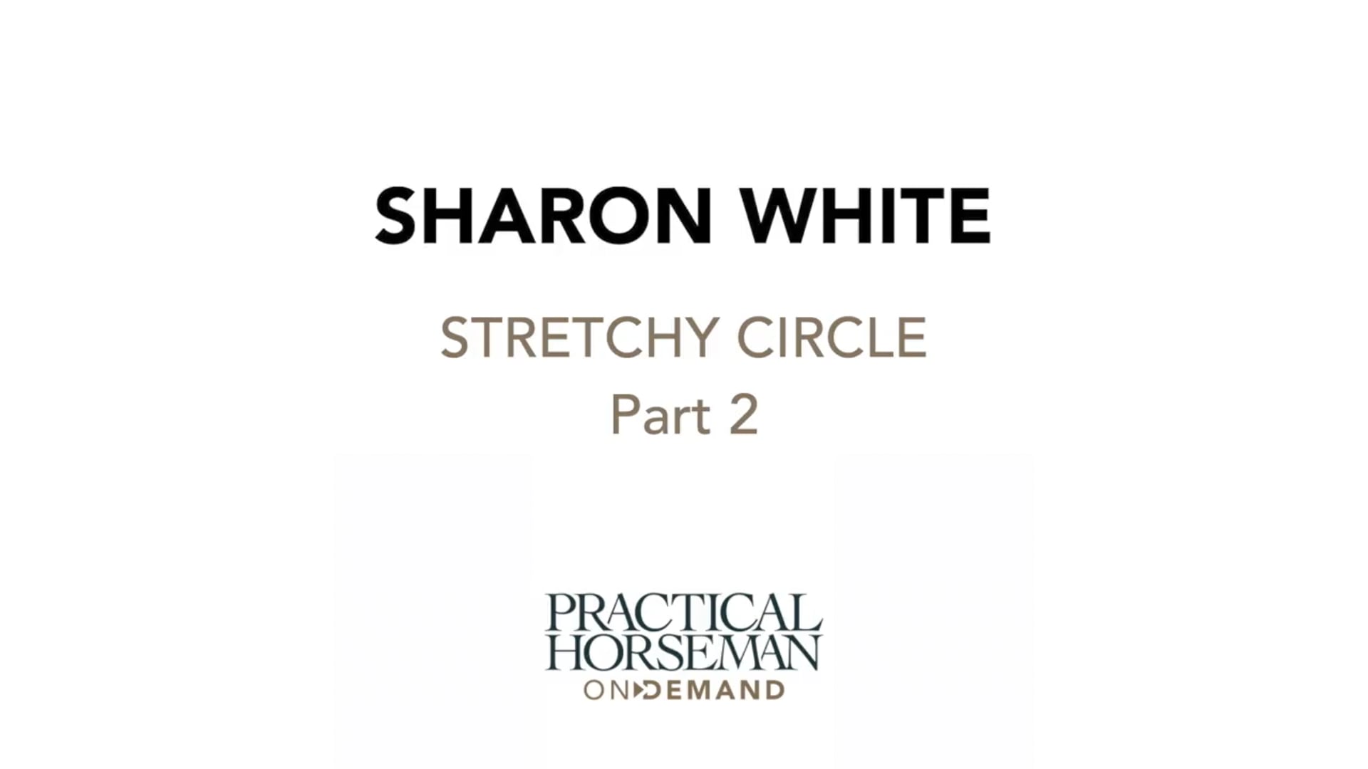 Stretchy Circle | Sharon White | PART 02