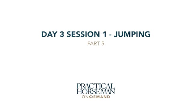 Day 3 Session 1 - Jumping | Anne Kurs...