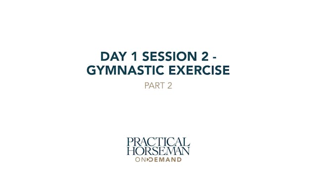 Day 1 Session 2 - Gymnastic Exercise ...