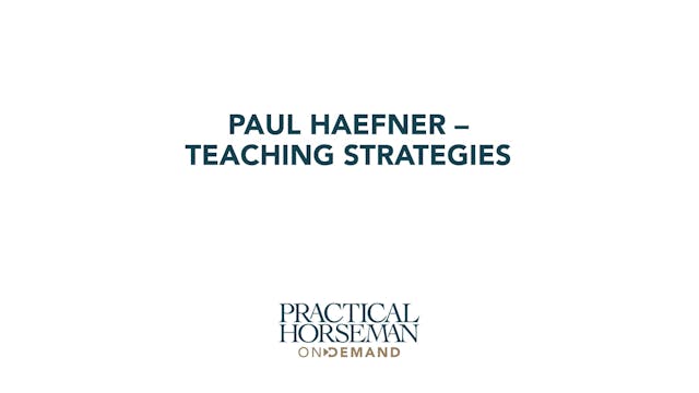 Paul Haefner – Teaching Strategies