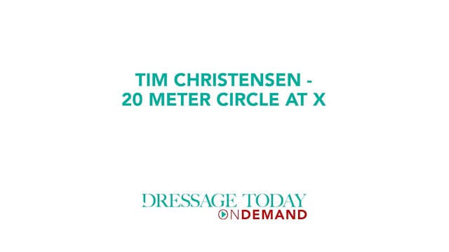 20-Meter Circle at X