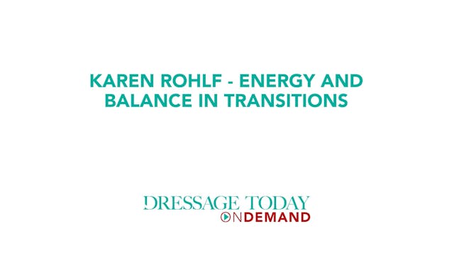 Energy and Balance in Transitions | K...