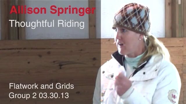 Thoughtful Riding, Flatwork & Grids |...