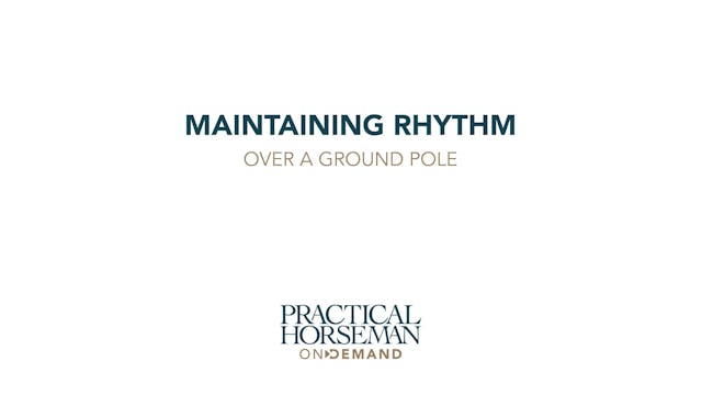 Maintaining Rhythm | Over a Ground Po...