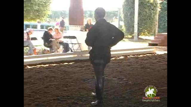 Keeping the horse active behind, but ...