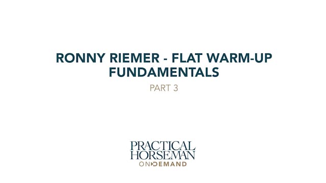 Flat Warm-up Fundamentals - Part 3