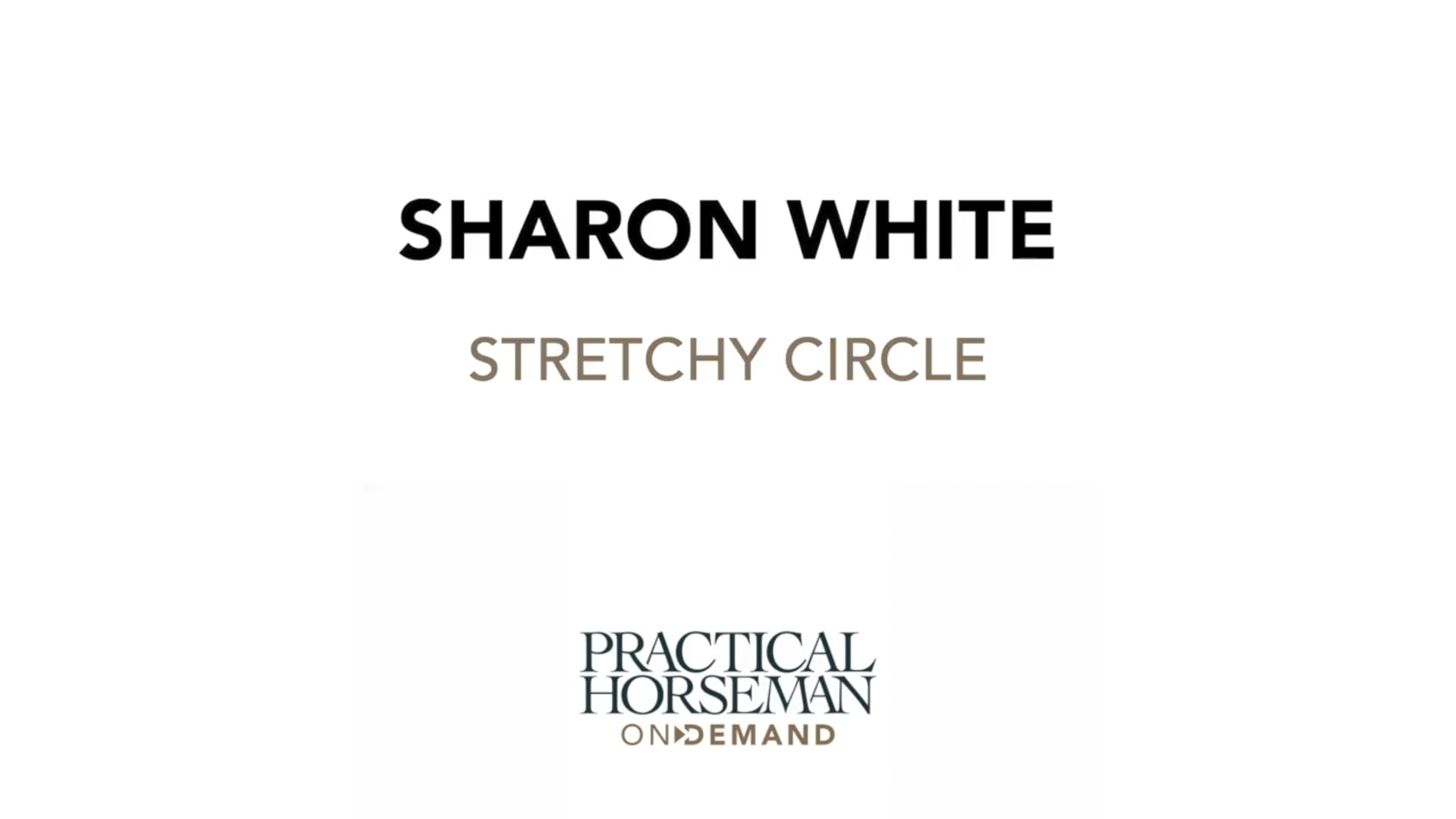 Stretchy Circle | Sharon White | TRAILER