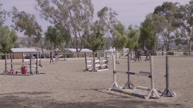 Warm-up Over Fences for Event Horses
