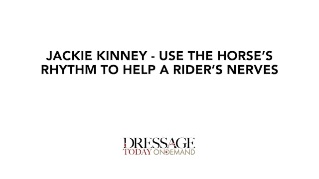 Use the Horse's Rhythm to Help a Ride...