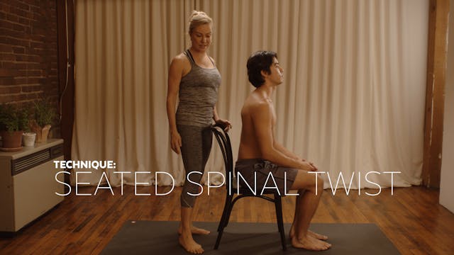 Technique: Spinal Twist Seated