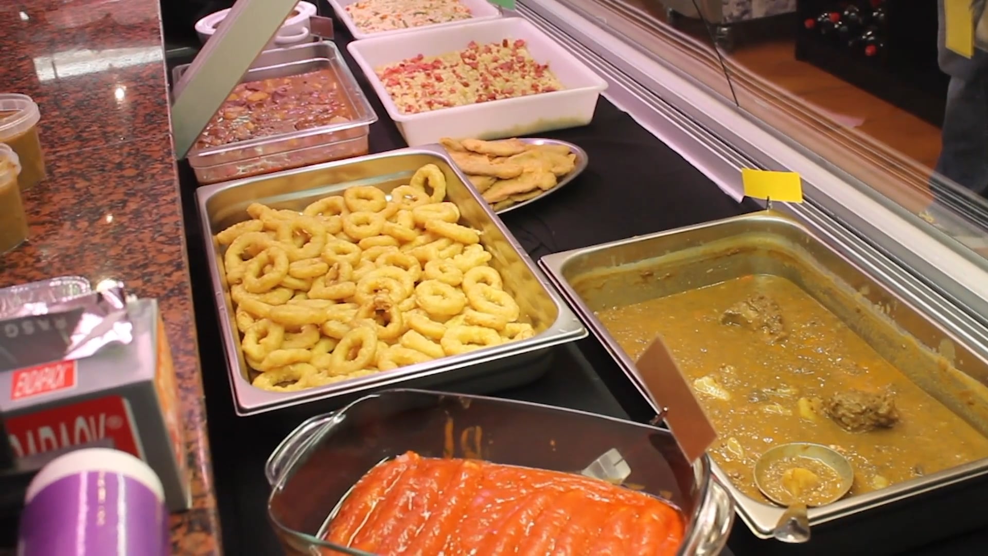 Putting Food On The Container