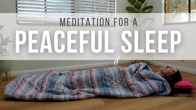 Meditation for a Peaceful Sleep