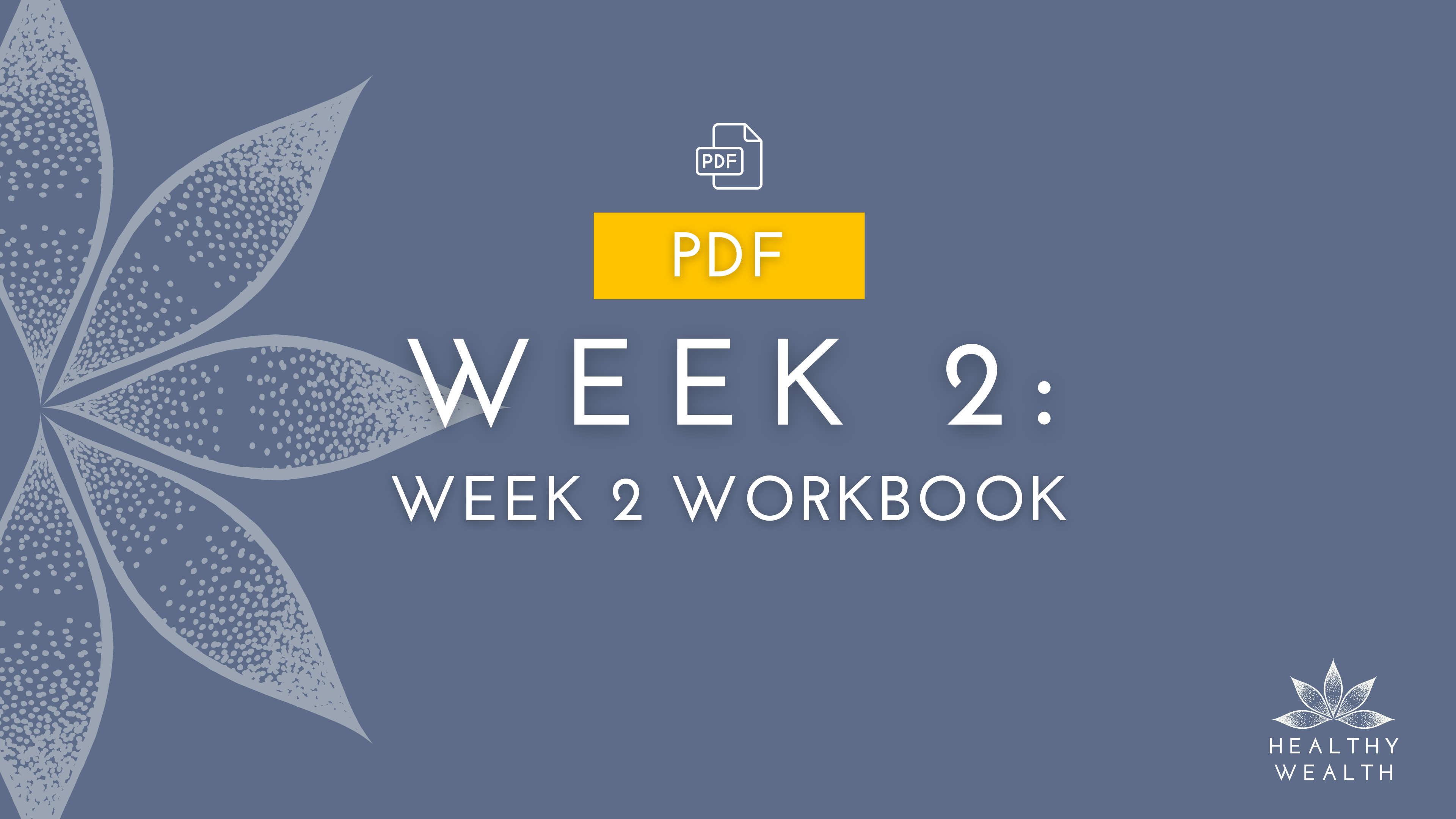 Week 2 Workbook - Releasing Yourself From the Money Monster