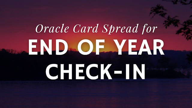 End of Year Check-In
