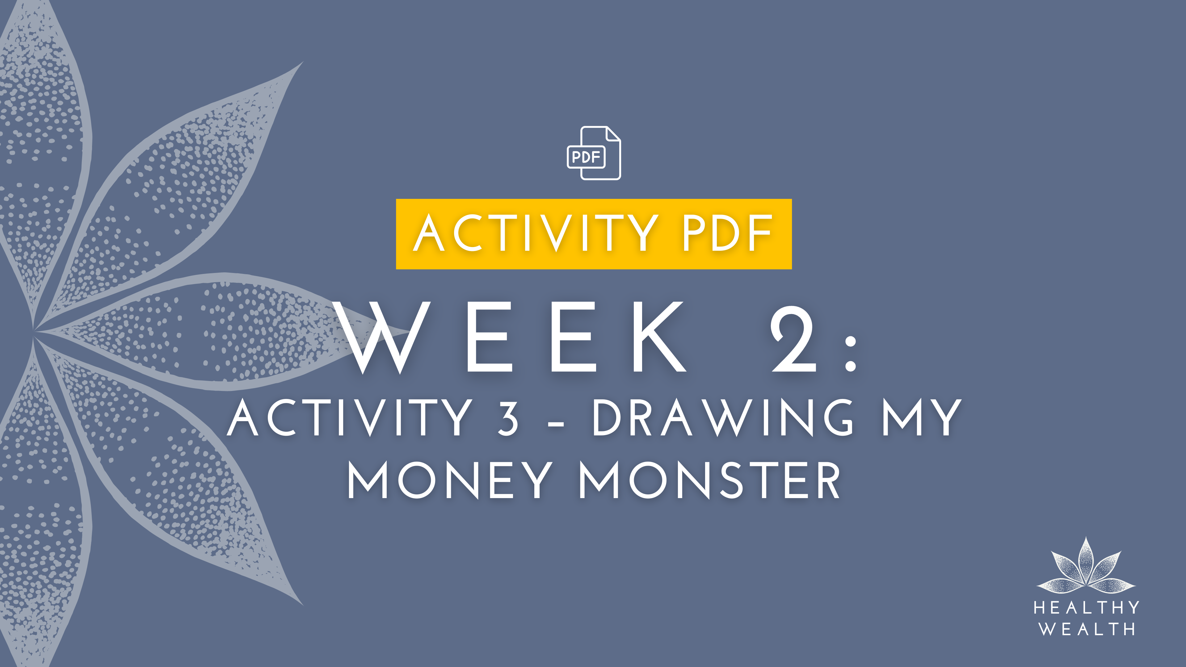 Week 2 - Activity 3 - Drawing My Money Monster