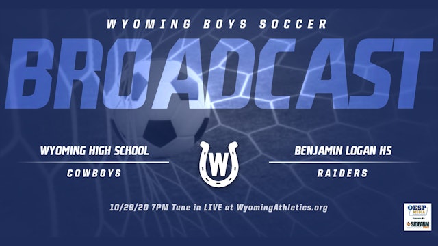Wyoming Boys Soccer vs. Logan Raiders Playoffs