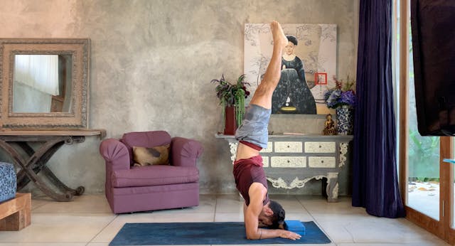 Flow into Forearm Stand: Power Vinyas...