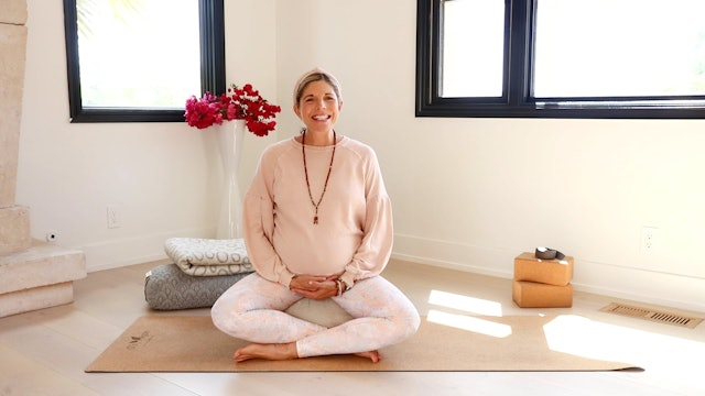 Let GO of Control Meditation: Third Trimester Prenatal Yoga Series with Andrea