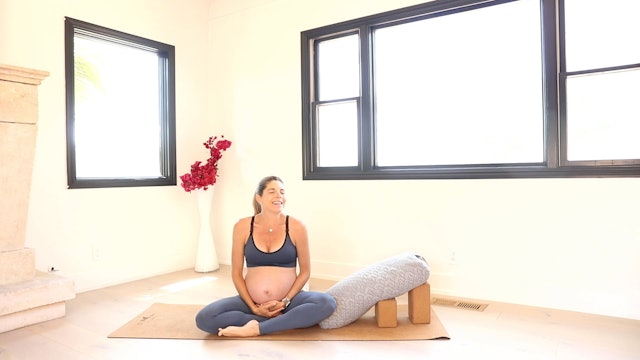 Morning Ease Flow: Third Trimester Prenatal Yoga Series with Andrea Bogart