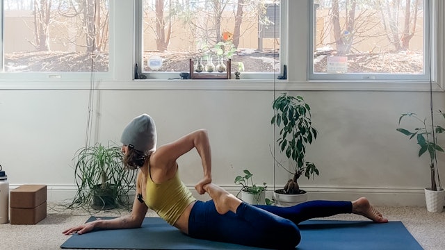 Low Back and Hips Release Flow: Total Body Vinyasa Series with Kim Koa
