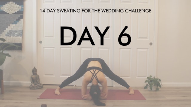 Day 6 Stretch & Yoga: Sweating for the Wedding Challenge with Allison Waldbeser