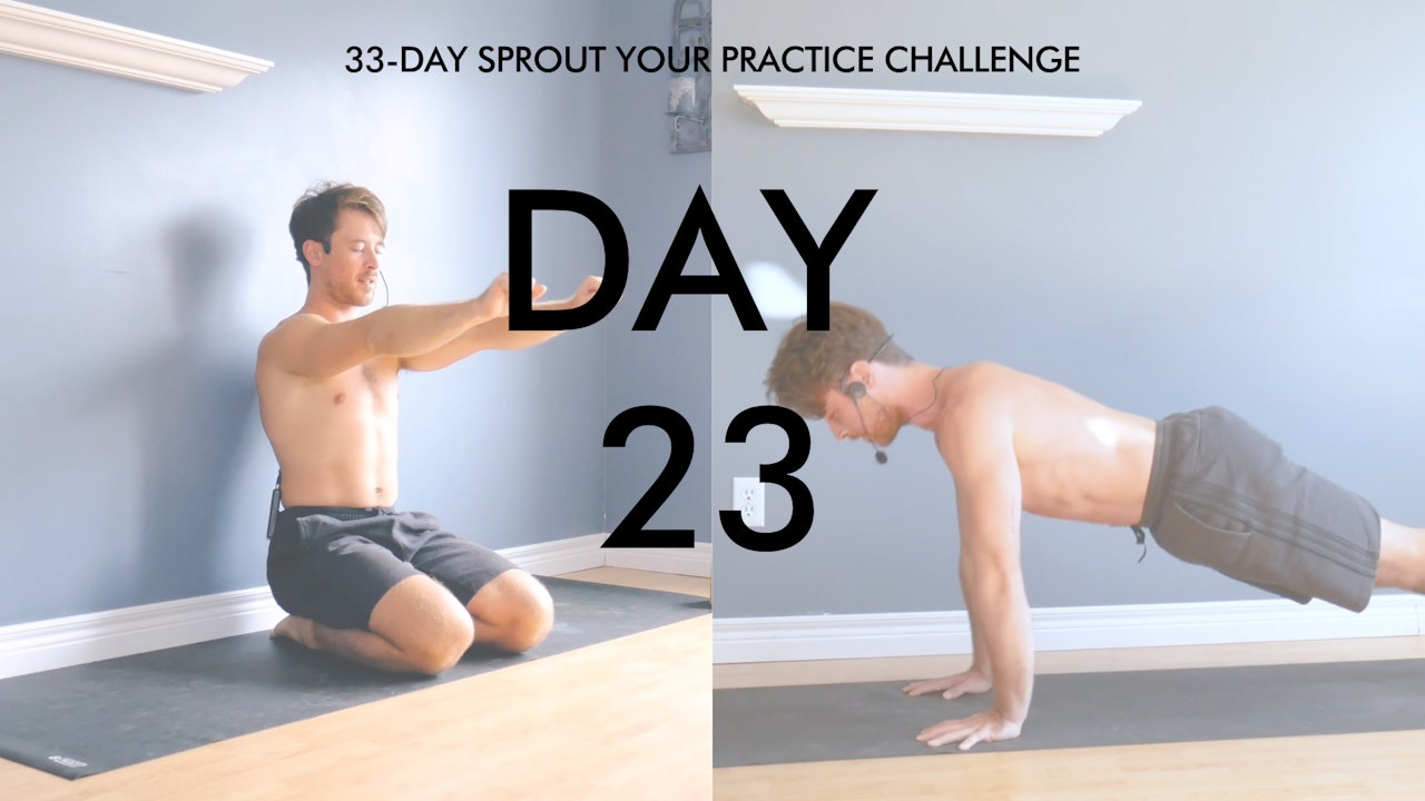 Day 23 Sprout Your Practice: Wrist Mobility + Core