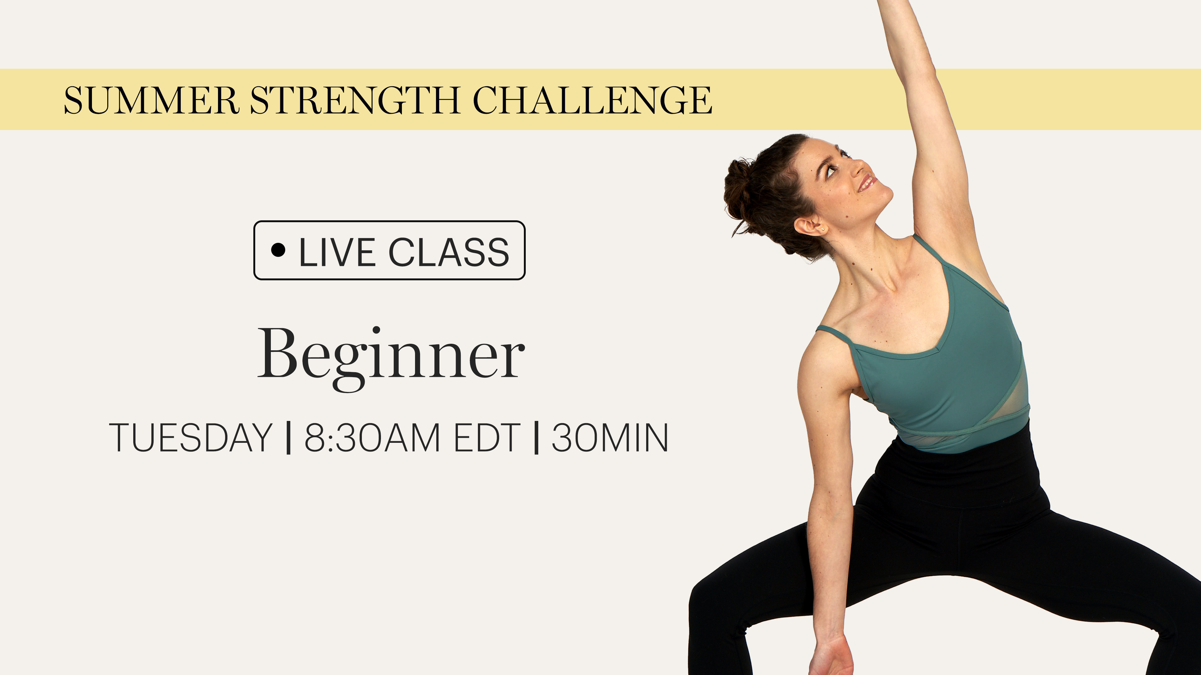TUESDAY | LIVE CLASS MAY 19TH 8:30AM EDT