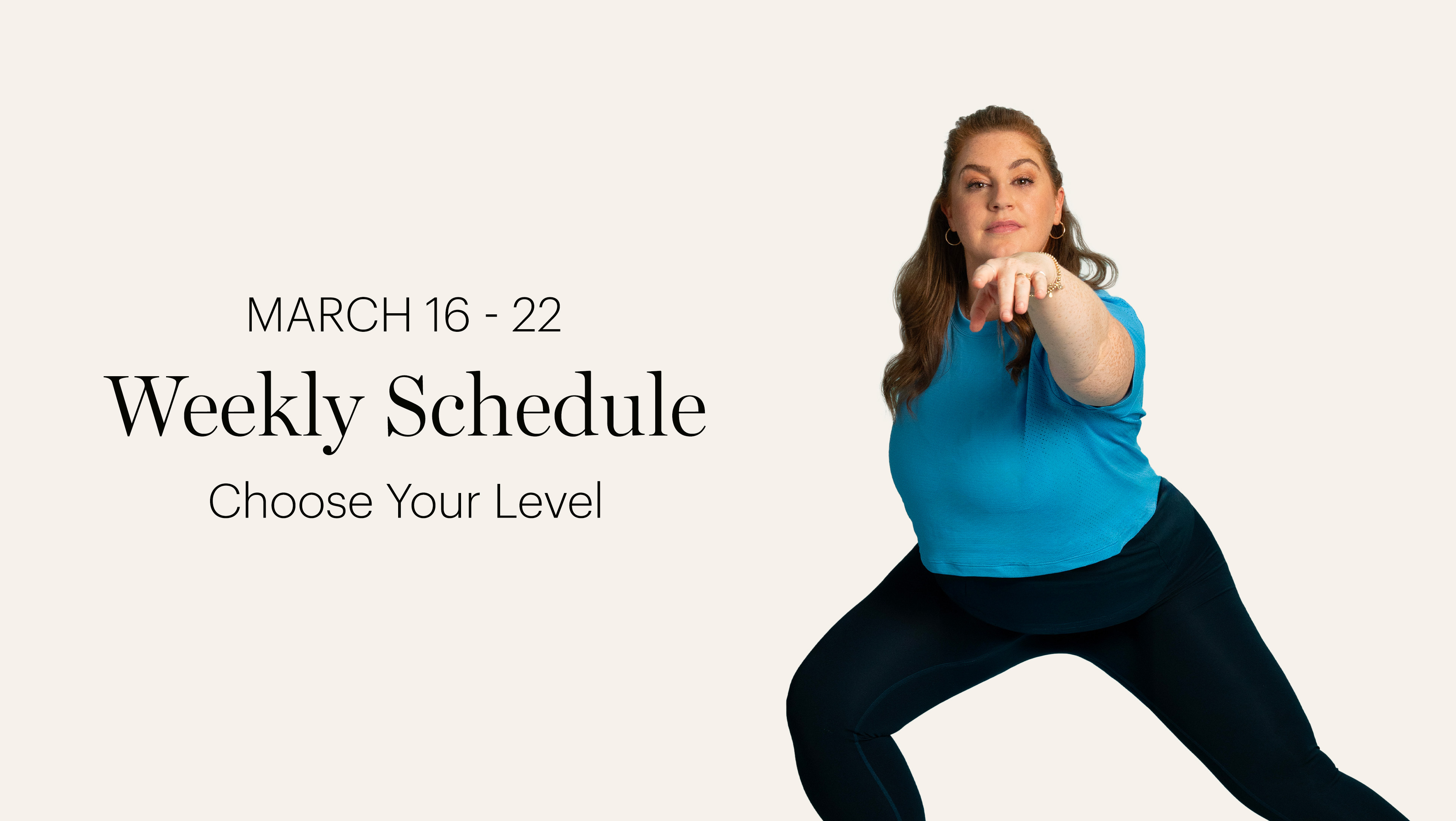 WEEKLY SCHEDULE | MARCH 16-22