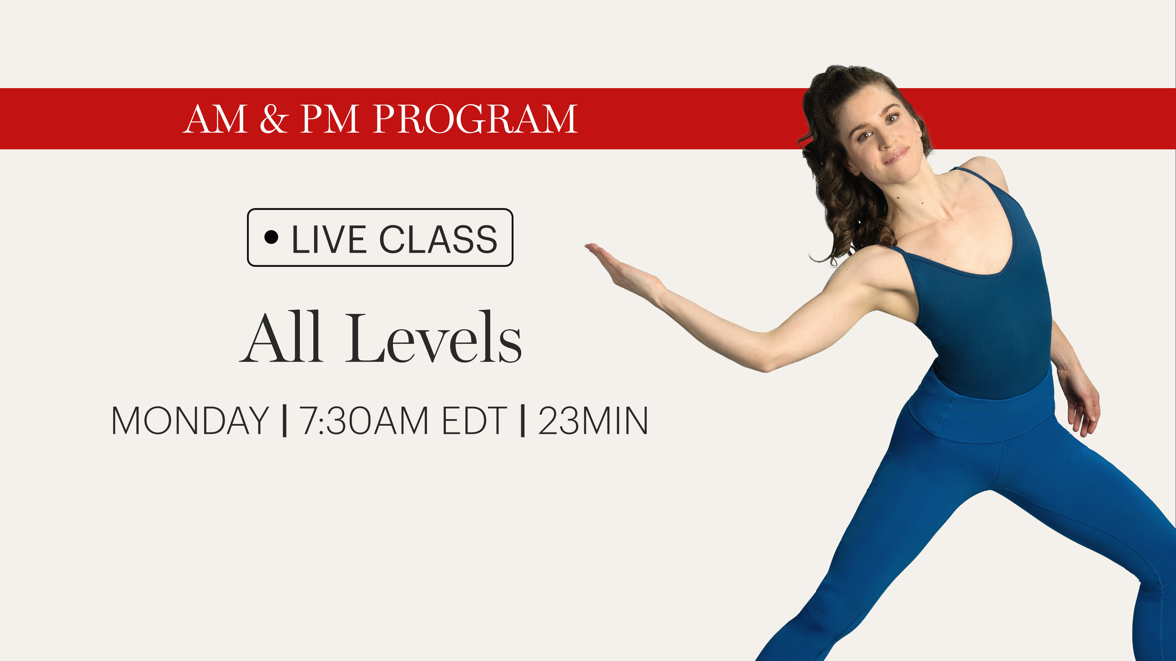MONDAY | LIVE CLASS APRIL 20TH 7:30AM EDT