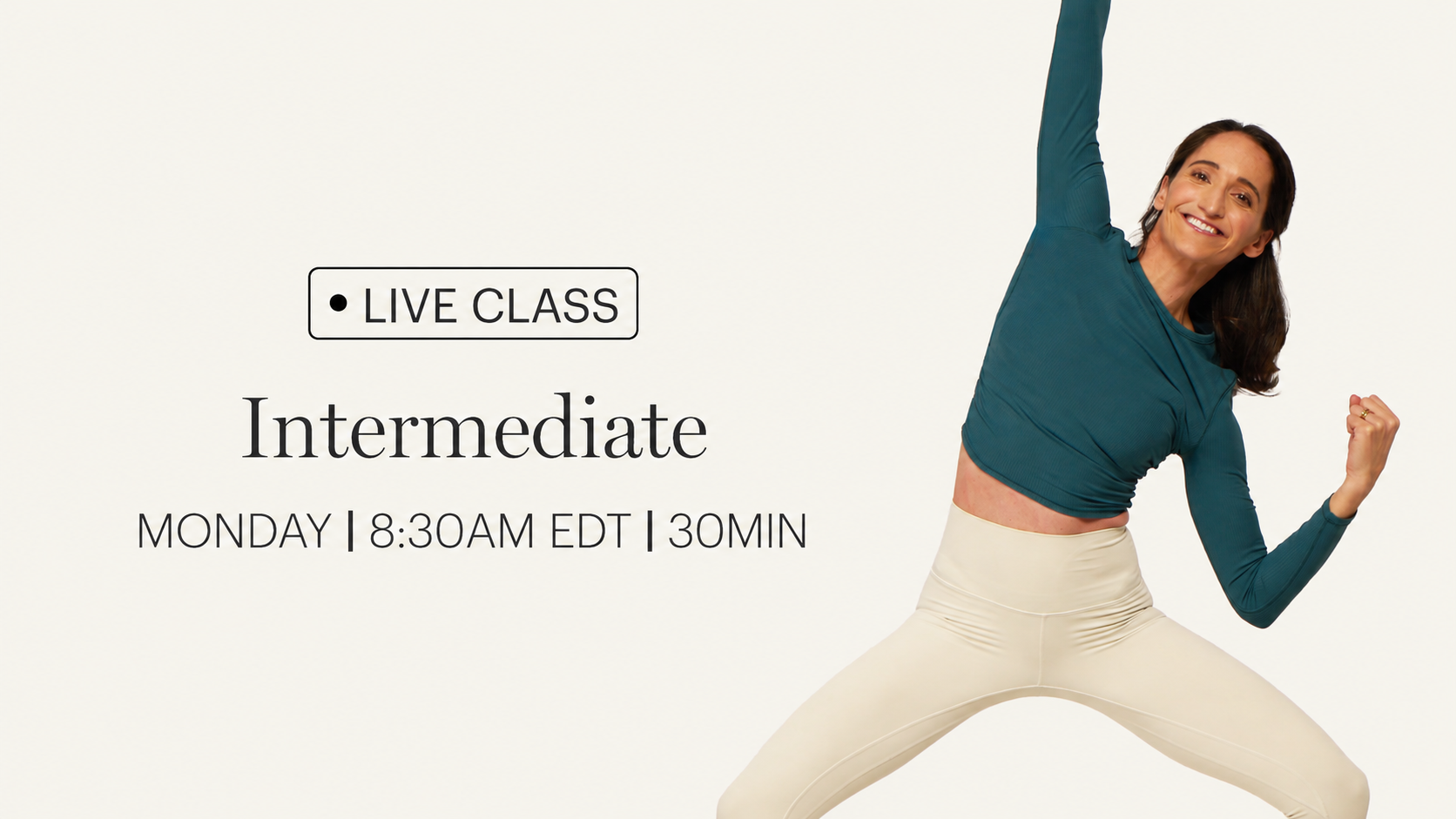 MONDAY | LIVE CLASS OCTOBER 19TH 8:30AM EDT